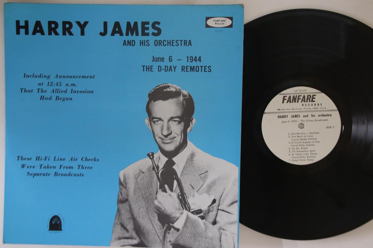 LP Record HARRY JAMES - Une 6 - 1944 The D-day Broadcasts LP12112 FANFARE 1977 US Jazz Used
LP Record HARRY JAMES - Une 6 - 1944 The D-day Broadcasts LP12112 FANFARE 1977 US Jazz Used