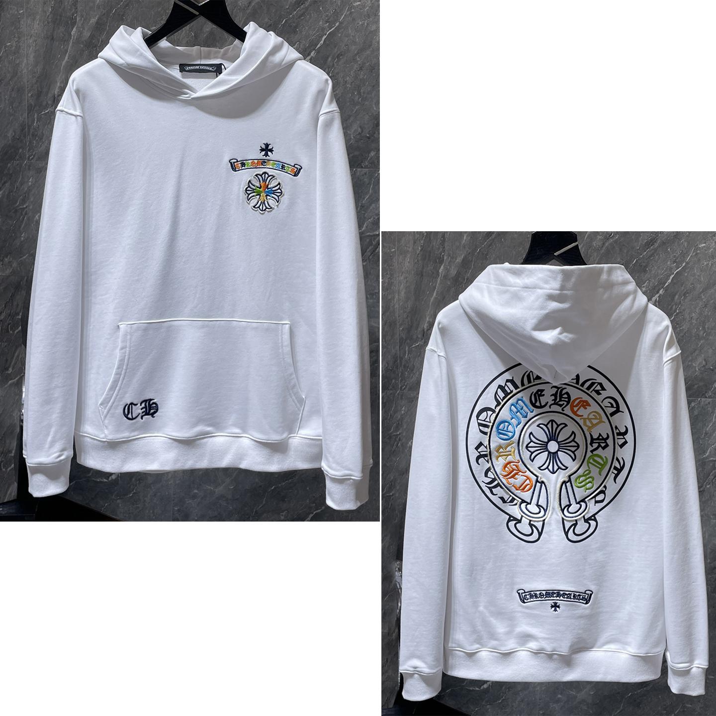 8656 CHROME HEARTS New Spring and Autumn Plus-size Thin Style Embroidered Color Classic Cross Horseshoe Hoodie L білий
8656 CHROME HEARTS New Spring and Autumn Plus-size Thin Style Embroidered Color Classic Cross Horseshoe Hoodie L білий