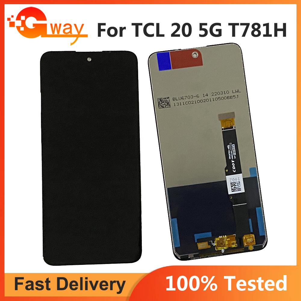 LCD Screen and Digitizer Full Assembly For TCL 20 5G T781
LCD Screen and Digitizer Full Assembly For TCL 20 5G T781