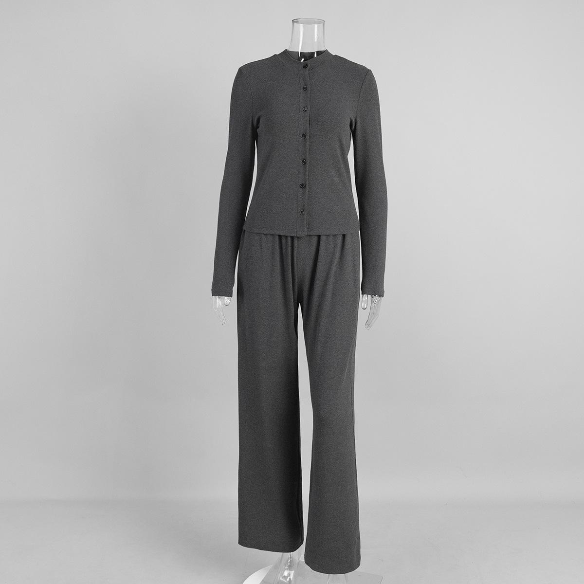 2026 Spring Fashion: Cross-Border European & American Knitwear Set with Long-Sleeve Half-High Collar Cardigan and Button-Down Trousers Medium
2026 Spring Fashion: Cross-Border European & American Knitwear Set with Long-Sleeve Half-High Collar Cardigan and Button-Down Trousers Medium