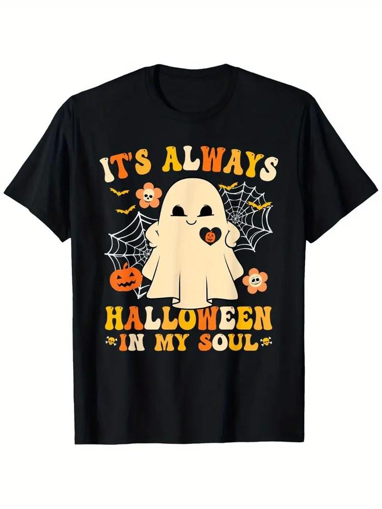 Funny Halloween T-Shirt - It s Always Halloween In My Soul Ghostly Pumpkin Gra L
Funny Halloween T-Shirt - It s Always Halloween In My Soul Ghostly Pumpkin Gra L