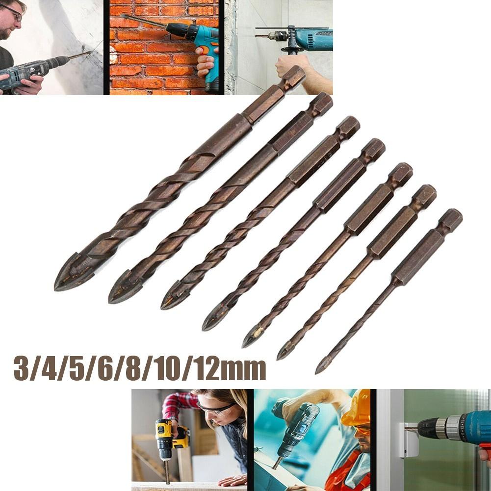 Cross Hex Tile Drill Bits For Glass Ceramic Concrete Hole Opener Bit Tool 3-12mm 6mm/1pc
Cross Hex Tile Drill Bits For Glass Ceramic Concrete Hole Opener Bit Tool 3-12mm 6mm/1pc