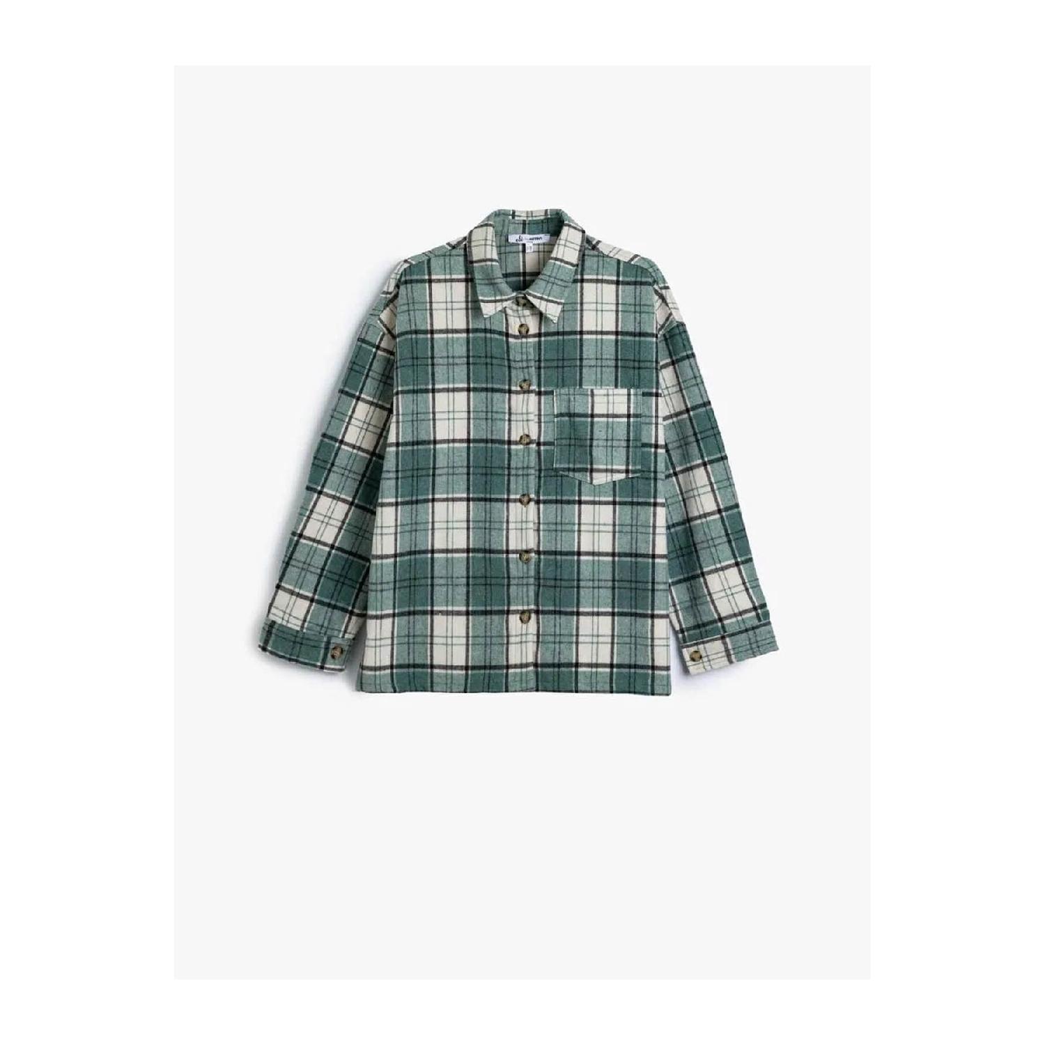 Рубашка Oversize Lumberjack с длинными рукавами, карманами и классическим воротником на пуговицах 40
Рубашка Oversize Lumberjack с длинными рукавами, карманами и классическим воротником на пуговицах 40