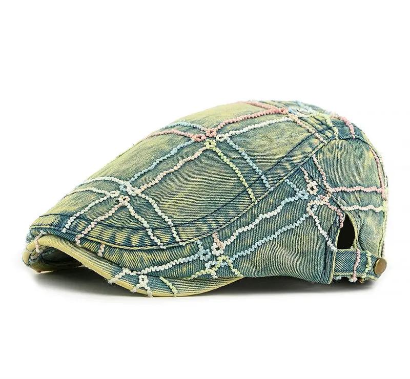 Spring and Summer Cotton Print Print Newsboy Caps Flat Cap Men and Women Painter Beret Hats 184 55-60cm adjustable
Spring and Summer Cotton Print Print Newsboy Caps Flat Cap Men and Women Painter Beret Hats 184 55-60cm adjustable