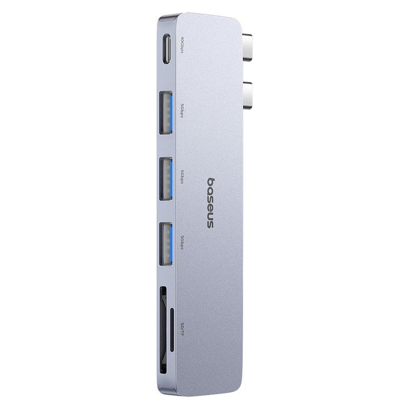 BASEUS UltraJoy Series Cordless Type-C Hub with USB-C 40Gbps+3xUSB 3.0+2 Card Reader Slots As Shown A
BASEUS UltraJoy Series Cordless Type-C Hub with USB-C 40Gbps+3xUSB 3.0+2 Card Reader Slots As Shown A