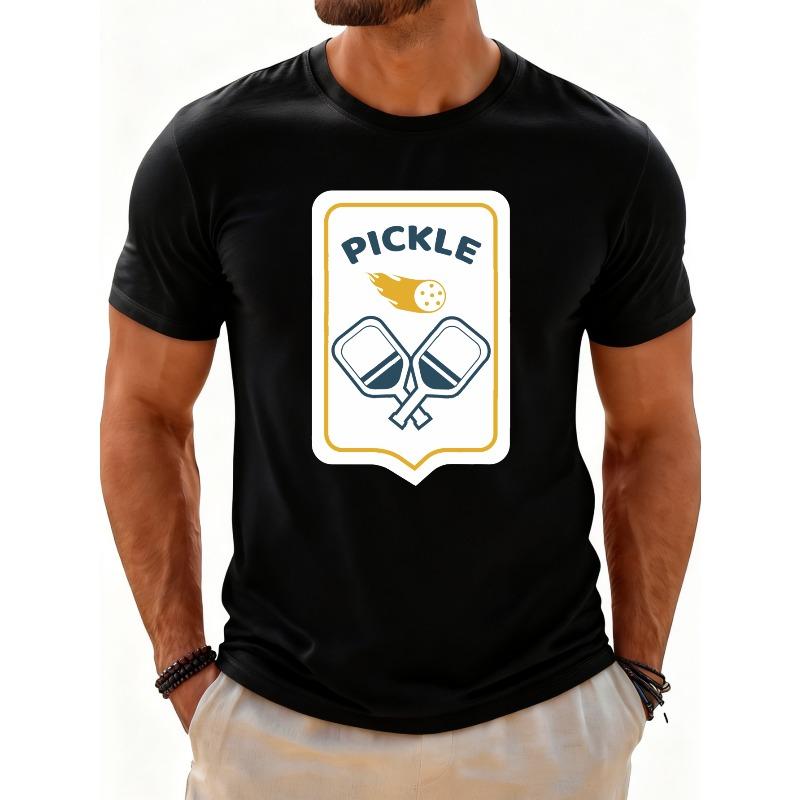 European sizes Casual Sporty Style Men s T-Shirt Pickleball Design Summer Outdoor Activity Gift for Sports Enthusiasts S чёрный
European sizes Casual Sporty Style Men s T-Shirt Pickleball Design Summer Outdoor Activity Gift for Sports Enthusiasts S чёрный