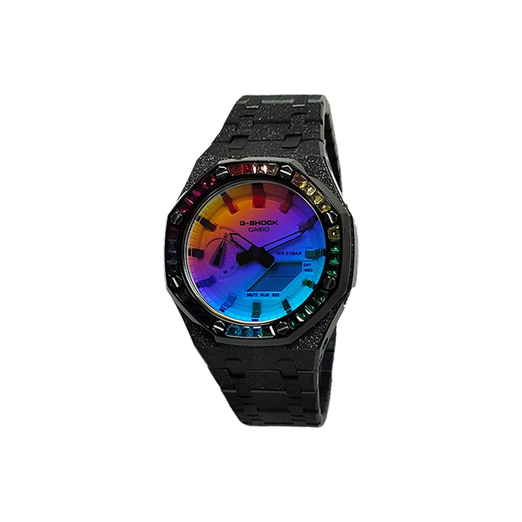 CASIO Custom Collection Electronic Movement Stainless Steel Strap Watch Men s Watches GA-2100SR-1APR(Watch3--) Black Strap
CASIO Custom Collection Electronic Movement Stainless Steel Strap Watch Men s Watches GA-2100SR-1APR(Watch3--) Black Strap