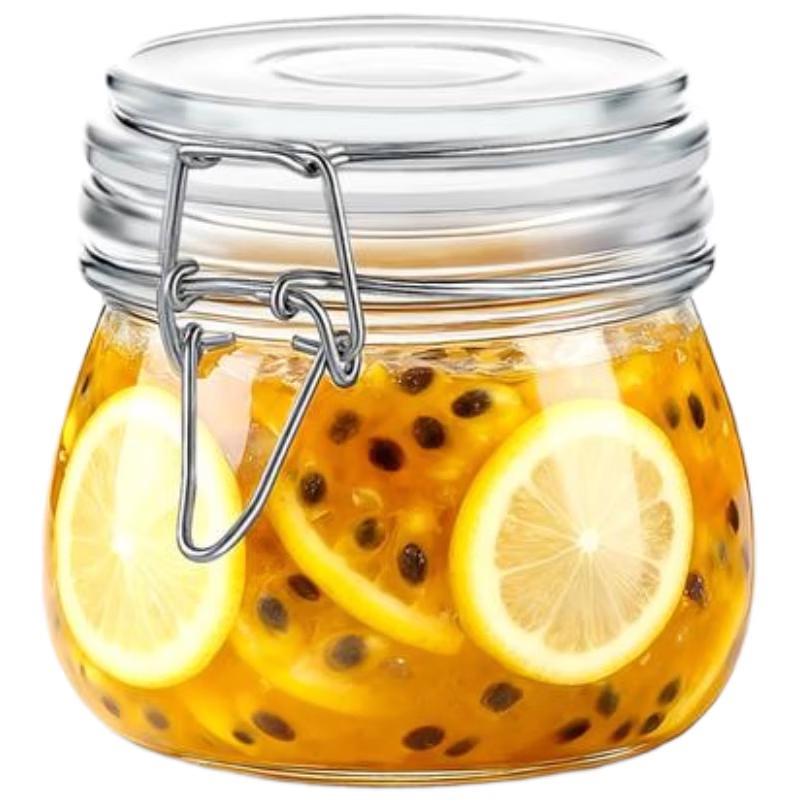 Sealed Glass Storage Jar with Wooden Spoon
Sealed Glass Storage Jar with Wooden Spoon