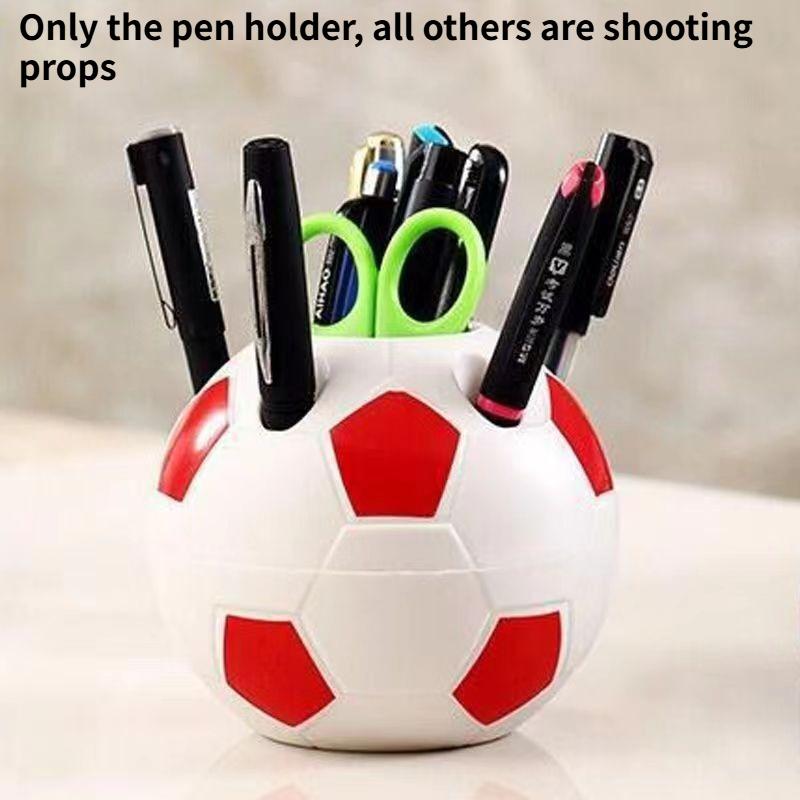 Pen Holder Football Shaped Plastic Storage Organizer for Student Stationery Toothbrush Daily Bathroom Desktop Arrangement Supply
Pen Holder Football Shaped Plastic Storage Organizer for Student Stationery Toothbrush Daily Bathroom Desktop Arrangement Supply