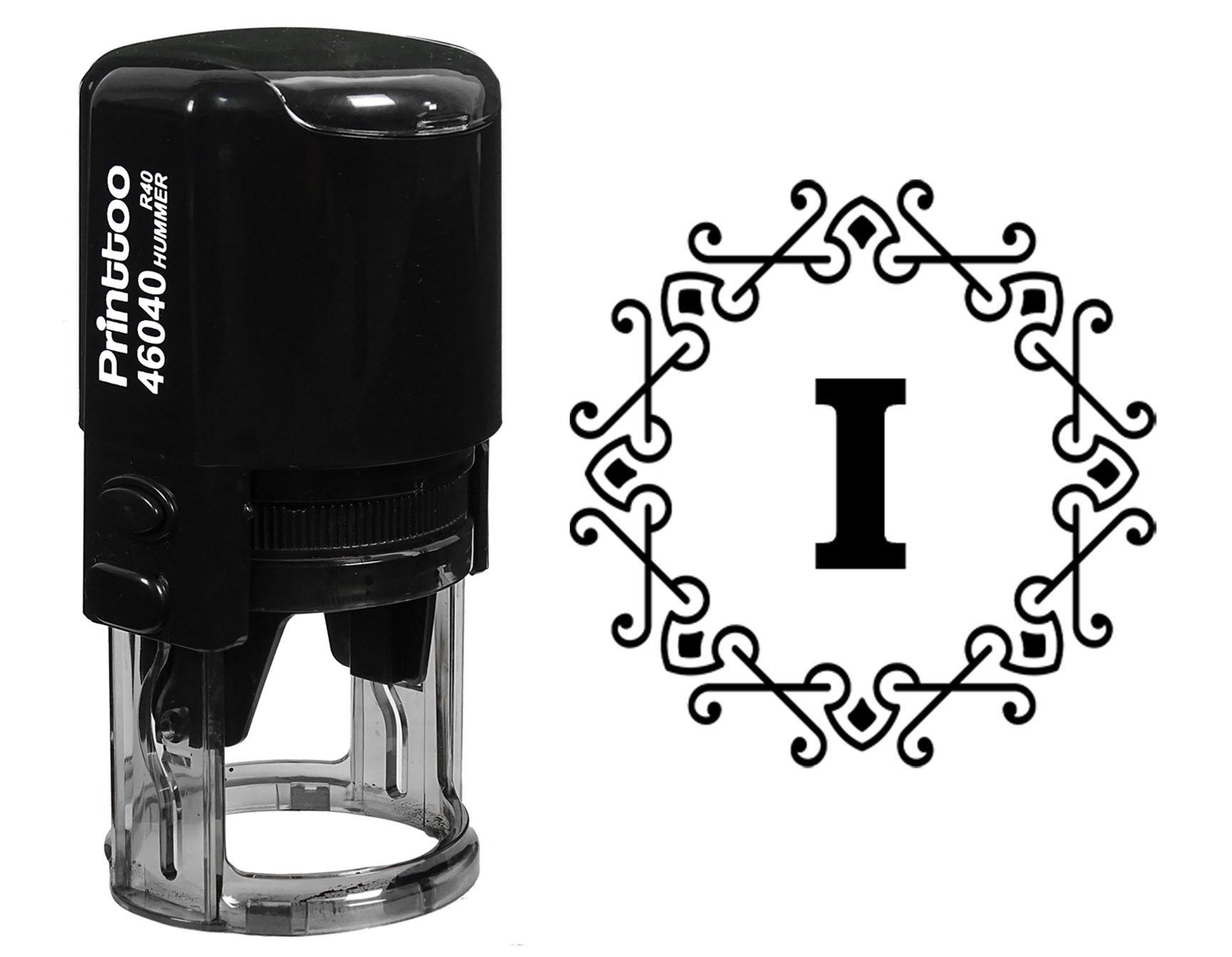 Printtoo Octagon Celtic Swirl Frame I Alphabet Monogram Initial Self Inking Rubber Stamp Office 30 mm Diameter (Approx) синій
Printtoo Octagon Celtic Swirl Frame I Alphabet Monogram Initial Self Inking Rubber Stamp Office 30 mm Diameter (Approx) синій