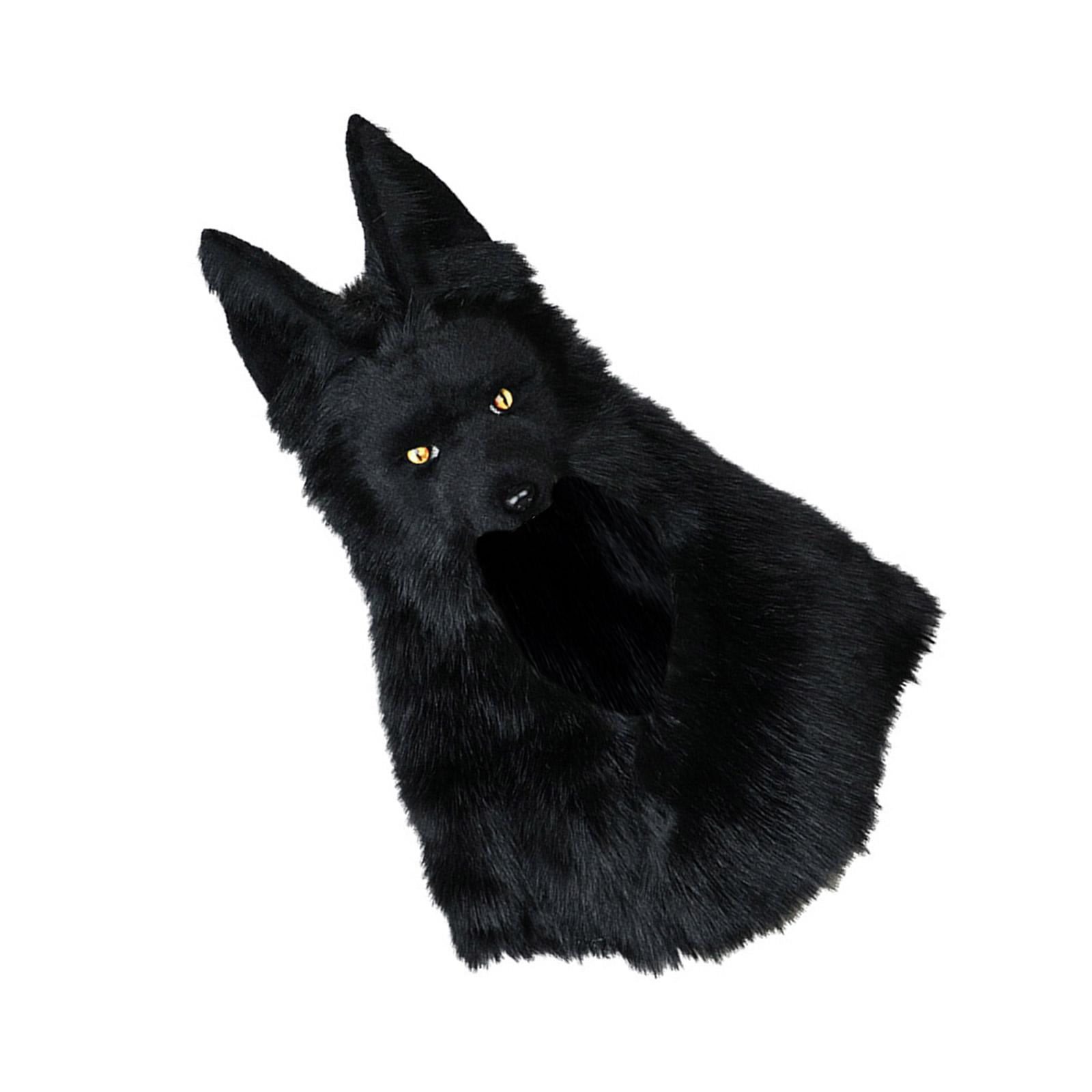 Plush Wolf Head Hat Winter Warm Cap Pullover Hat Roleplay Party Costume Hat Unisex Halloween Costume Hat Party Accessory чорний
Plush Wolf Head Hat Winter Warm Cap Pullover Hat Roleplay Party Costume Hat Unisex Halloween Costume Hat Party Accessory чорний