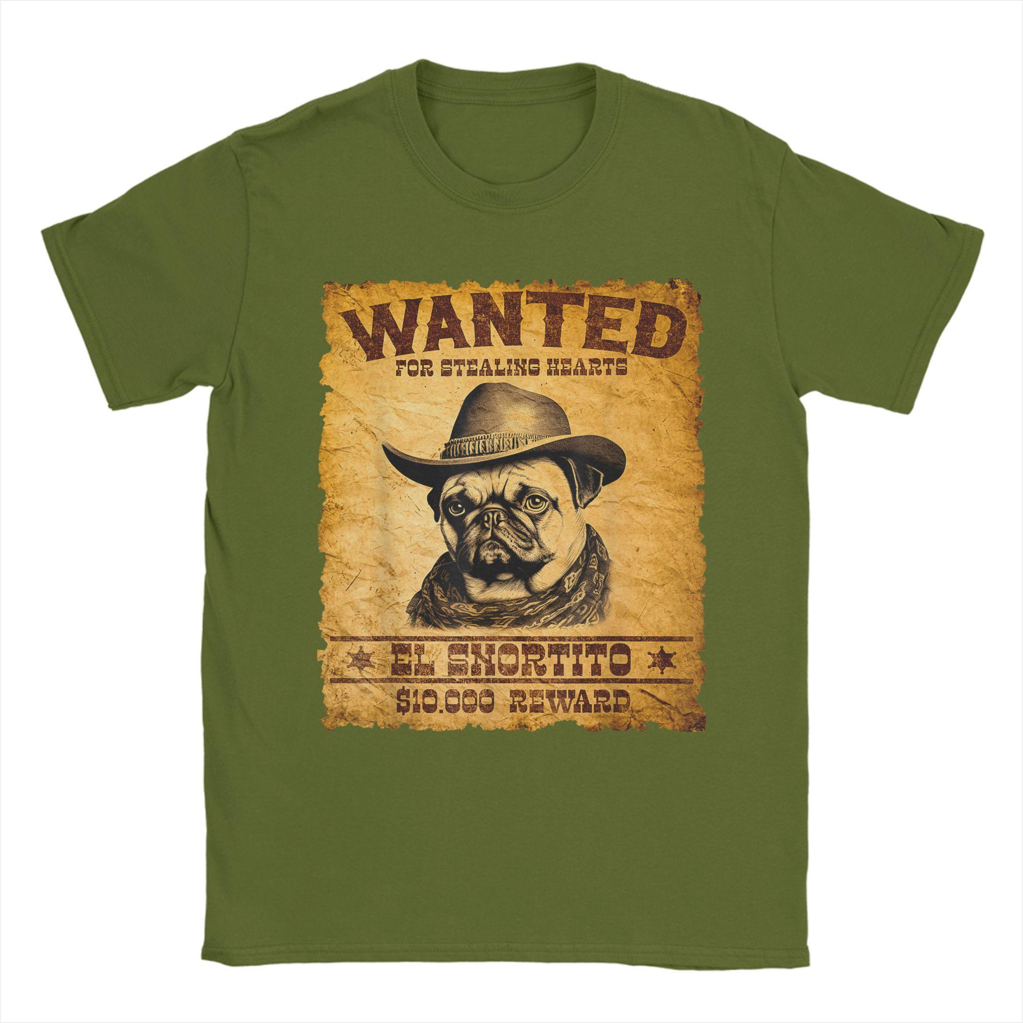 Summer Wanted Poster Cute Western Cowboy Pug Dog Hip Hop T-Shirts 100% Cotton Tee Shirt Custom Logo Short Sleeve Clothes 4XL
Summer Wanted Poster Cute Western Cowboy Pug Dog Hip Hop T-Shirts 100% Cotton Tee Shirt Custom Logo Short Sleeve Clothes 4XL