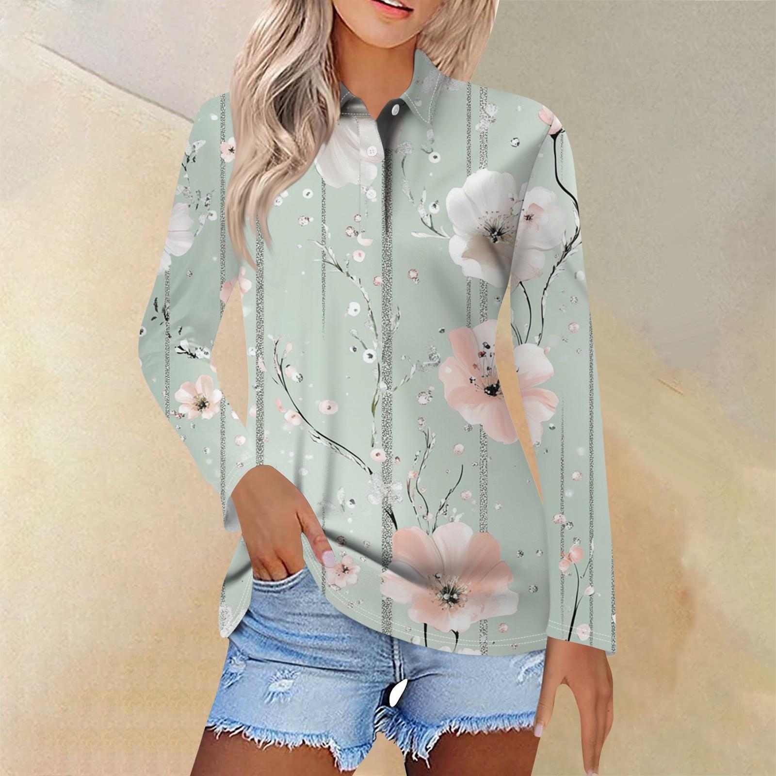 Женская модная повседневная рубашка с отворотом и длинным рукавом с принтом, женские топы на пуговицах M
Женская модная повседневная рубашка с отворотом и длинным рукавом с принтом, женские топы на пуговицах M