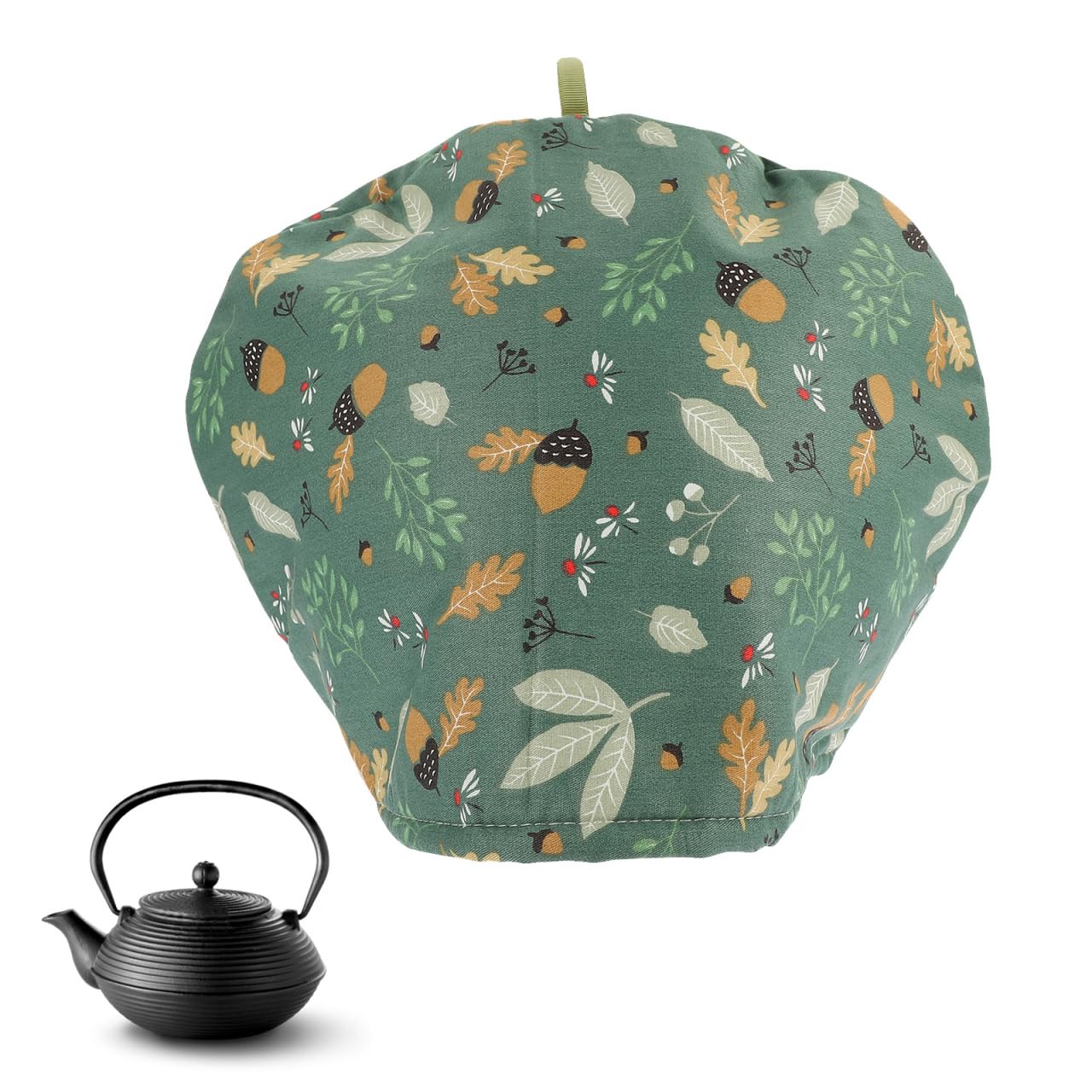 Cabilock Teapot Insulated Cover, Stylish Tea Cozy Kettle Protector with Leaf Pattern, Antique Design, Insulated, Warm, Travel Safe
Cabilock Teapot Insulated Cover, Stylish Tea Cozy Kettle Protector with Leaf Pattern, Antique Design, Insulated, Warm, Travel Safe