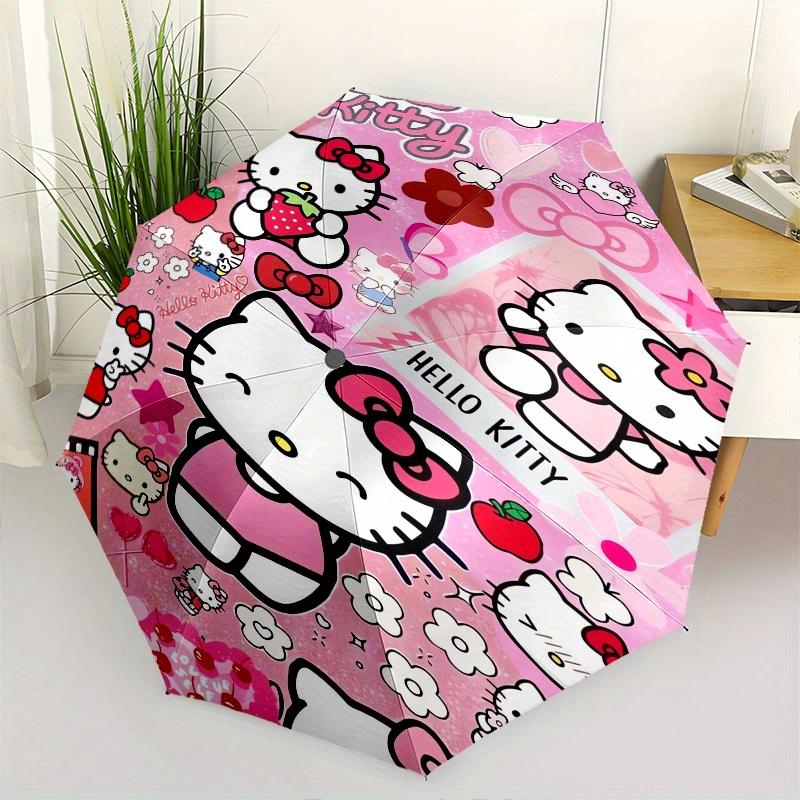 Hello Kitty,Pink Background Automatic Folding Umbrella-Simple 8-Rib Design, Bright Cartoon Pattern, Durable Iron Frame, Suitable For Travel,
Hello Kitty,Pink Background Automatic Folding Umbrella-Simple 8-Rib Design, Bright Cartoon Pattern, Durable Iron Frame, Suitable For Travel,