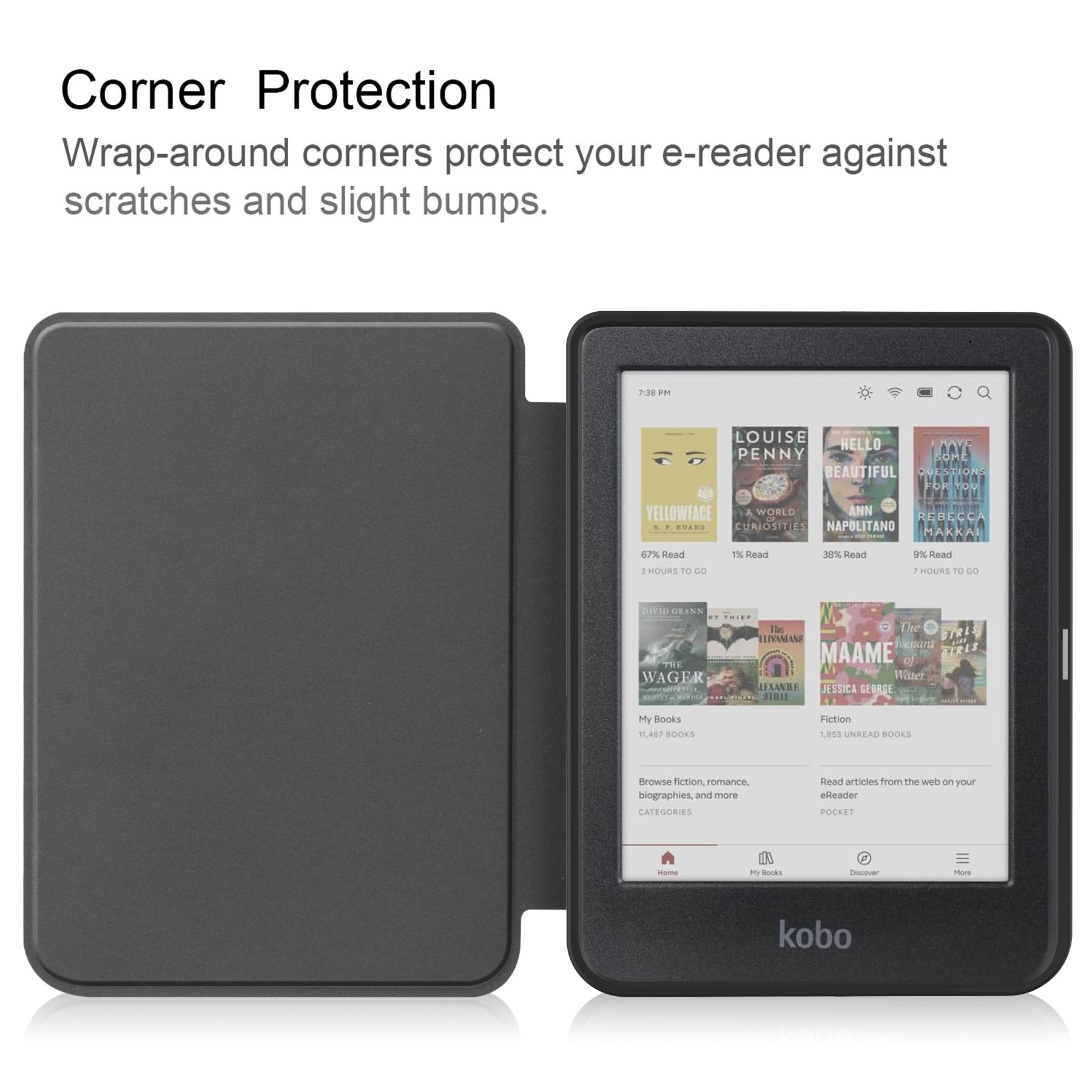 For Kobo Clara Colour/Clara BW PU Leather Sleeve Smart Wake/Sleep Cover Ereader Protective Case Blue
For Kobo Clara Colour/Clara BW PU Leather Sleeve Smart Wake/Sleep Cover Ereader Protective Case Blue