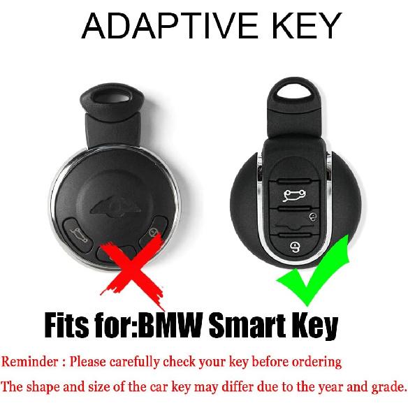 HIBEYO Soft TPU Key Fob Cover with Keychains for BMW Mini Cooper F55 Clubman F54 Hatch F56 Cabrio F57 Countryman Cooper S Cooper D Cooper SD F60 Key червоний
HIBEYO Soft TPU Key Fob Cover with Keychains for BMW Mini Cooper F55 Clubman F54 Hatch F56 Cabrio F57 Countryman Cooper S Cooper D Cooper SD F60 Key червоний