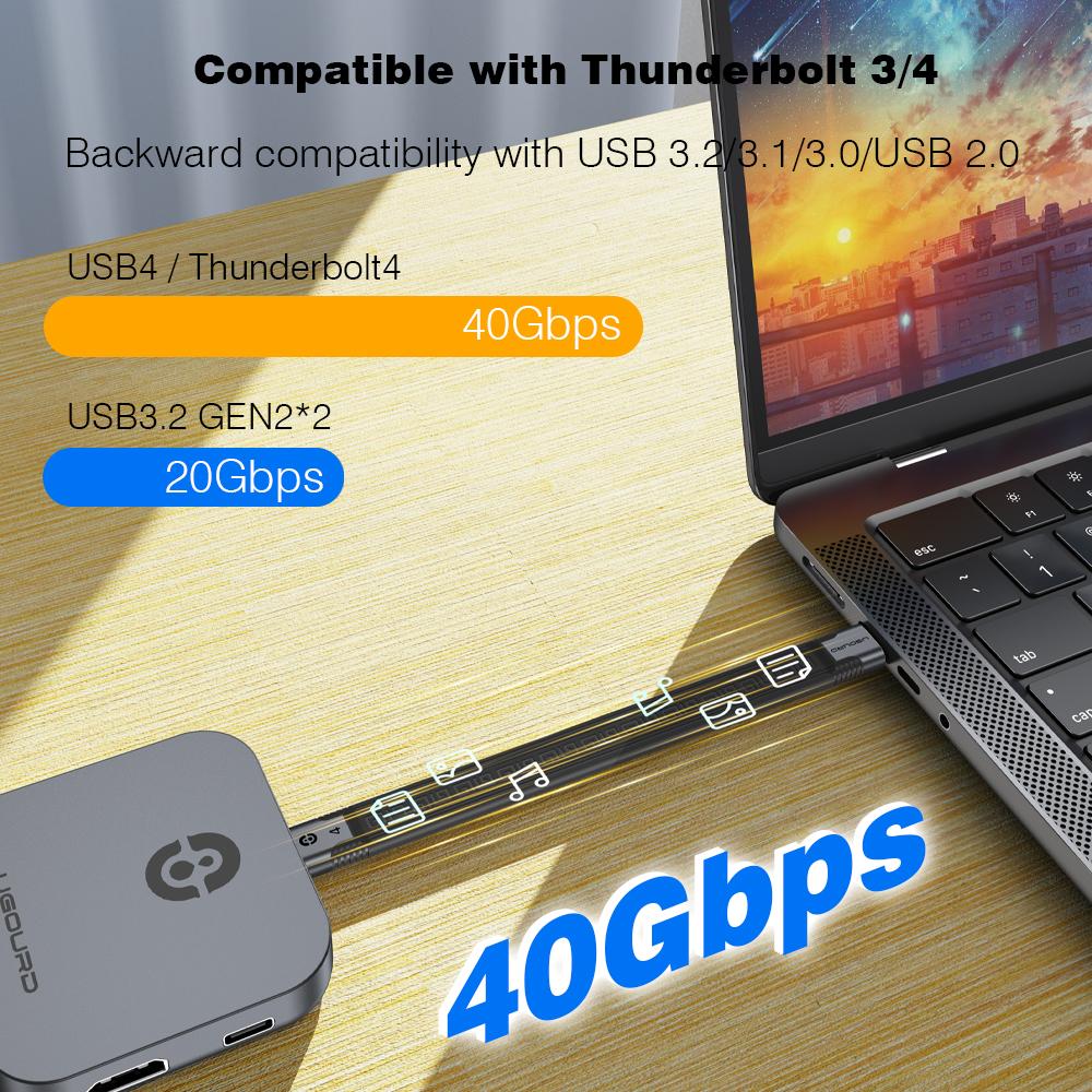 UGOURD короткий USB4 дата-кабель USB C Thunderbolt 4 кабель 40 Гбит/с Type C to C PD 240 Вт шнур для быстрой зарядки 8K для жесткого диска eGPU внешний аккумулятор 0.14m
UGOURD короткий USB4 дата-кабель USB C Thunderbolt 4 кабель 40 Гбит/с Type C to C PD 240 Вт шнур для быстрой зарядки 8K для жесткого диска eGPU внешний аккумулятор 0.14m