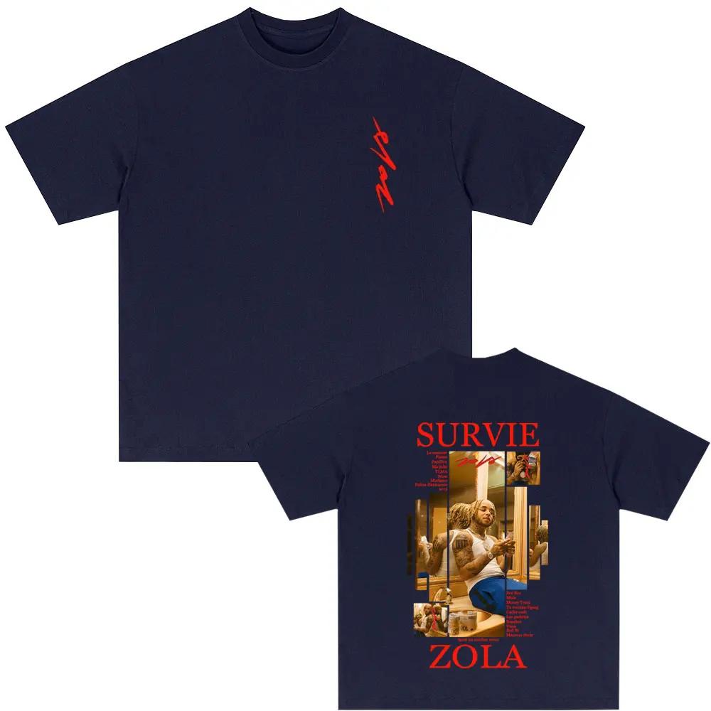 Rapper Zola Survie Graphic T Shirts Summer Male Casual pure Cotton Tshirt Men Women Hip Hop Fashion Pop Music Streetwear 4XL
Rapper Zola Survie Graphic T Shirts Summer Male Casual pure Cotton Tshirt Men Women Hip Hop Fashion Pop Music Streetwear 4XL