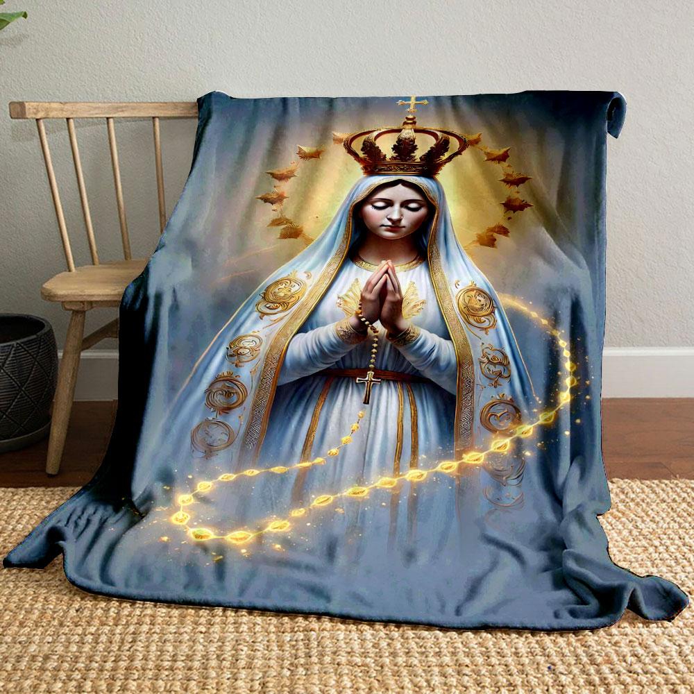 Our Lady of Lourdes Rosary Crown Throw Blanket Printed Blanket for Living Room Bed Couch lunch break Soft Cozy Blanket for Friend s festival Gift 80cm x 120cm
Our Lady of Lourdes Rosary Crown Throw Blanket Printed Blanket for Living Room Bed Couch lunch break Soft Cozy Blanket for Friend s festival Gift 80cm x 120cm