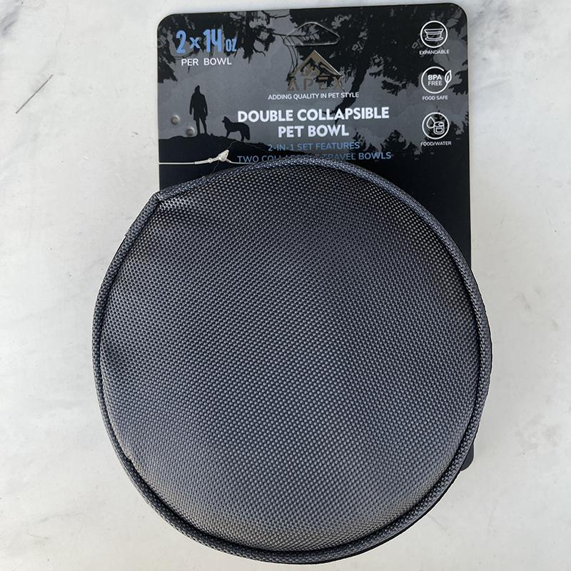 Portable Silicone Dog Bowl Set Multi-Functional Feeding Kit Staable Watering Dog Food Bowl Travel Box Pet Supplies (Grey,M-medium) сірий
Portable Silicone Dog Bowl Set Multi-Functional Feeding Kit Staable Watering Dog Food Bowl Travel Box Pet Supplies (Grey,M-medium) сірий