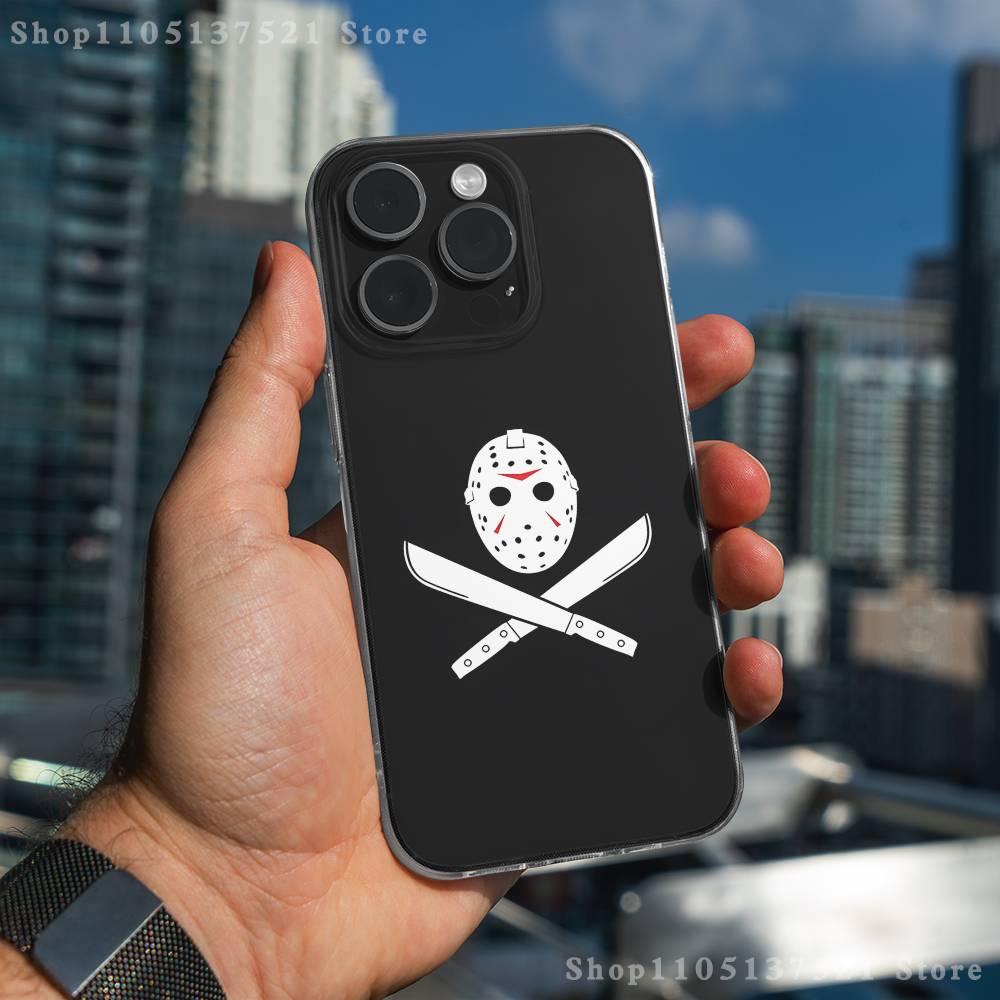 Film Horror J-Jason Voorhees Phone Case For iPhone 17,16,15,14,13,12,11 Pro,Max,Plus,X,XS,XR,SE4,E Mini Transparent Soft Cover iPhone14
Film Horror J-Jason Voorhees Phone Case For iPhone 17,16,15,14,13,12,11 Pro,Max,Plus,X,XS,XR,SE4,E Mini Transparent Soft Cover iPhone14