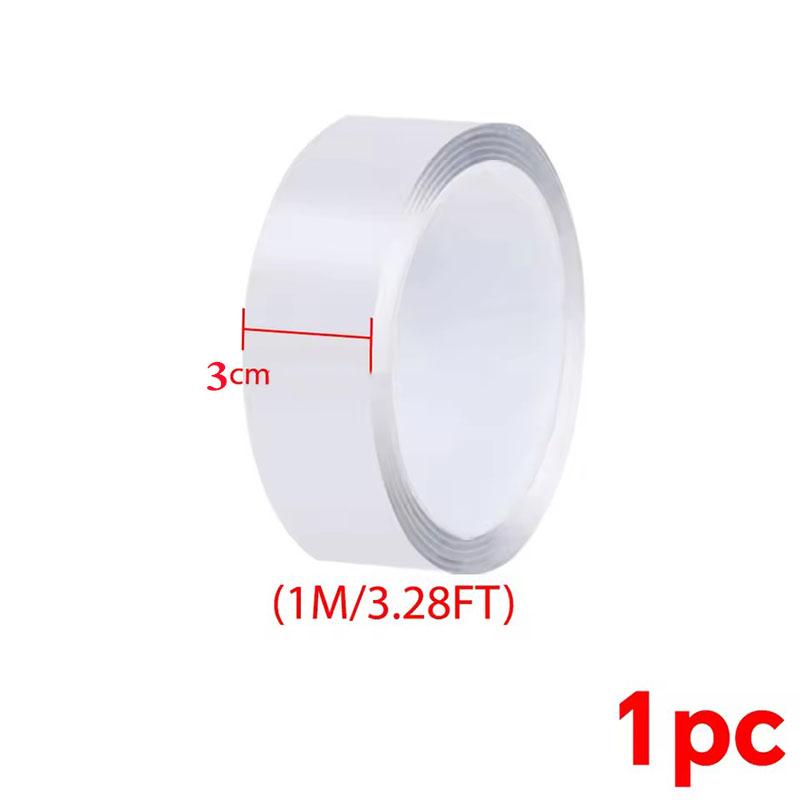 1M Single Side Self-Adhesive Nano Tape Transparent Waterproof Stain-Resistant Kitchen Bathroom Sink Caulk Strip
1M Single Side Self-Adhesive Nano Tape Transparent Waterproof Stain-Resistant Kitchen Bathroom Sink Caulk Strip
