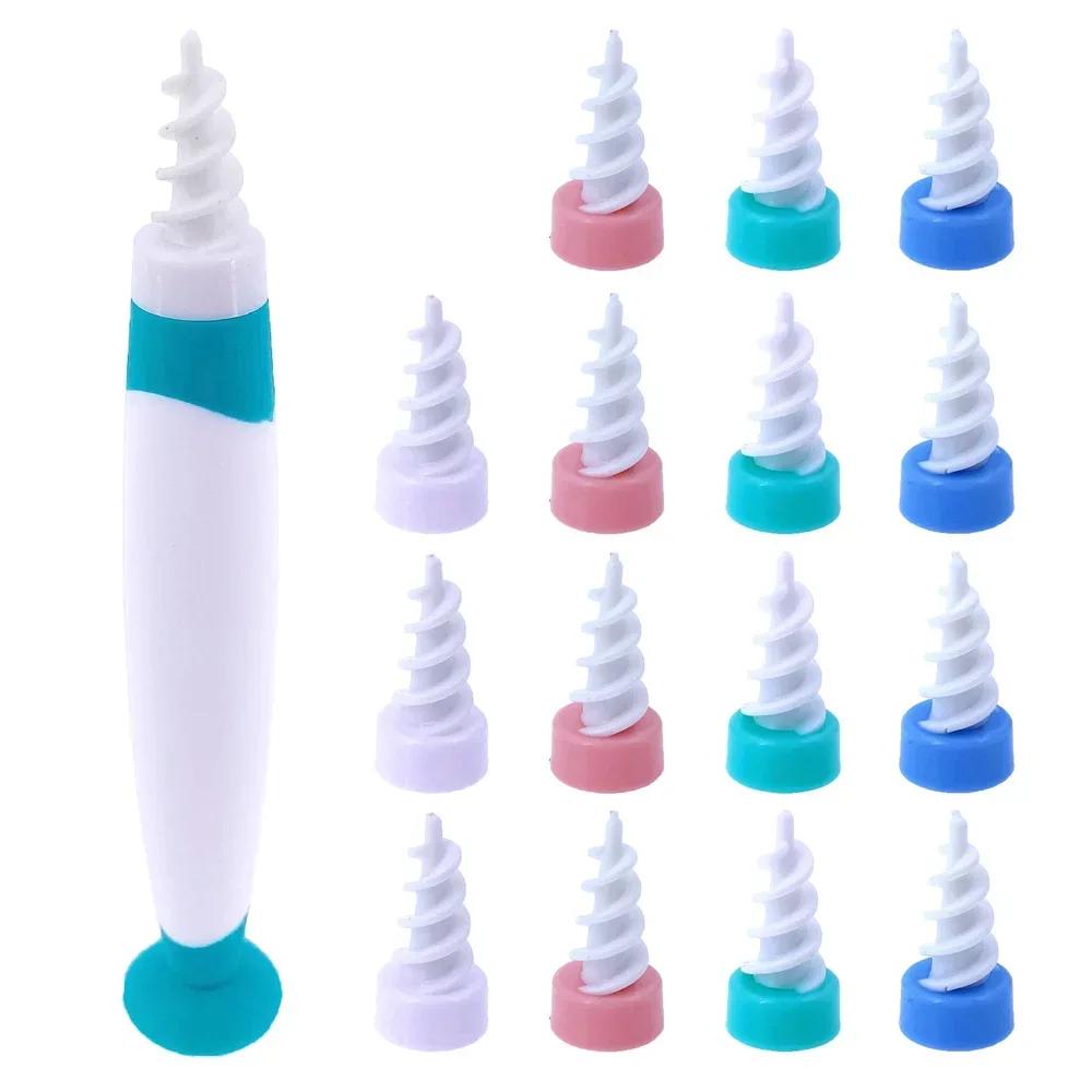 Ear Wax Removal Tool Soft Silicone Spiral Ear Cleaning 16 Replacement Heads Removal Ears Cleaner Plugs Spirals Care (as the picture-43131-)-
Ear Wax Removal Tool Soft Silicone Spiral Ear Cleaning 16 Replacement Heads Removal Ears Cleaner Plugs Spirals Care (as the picture-43131-)-