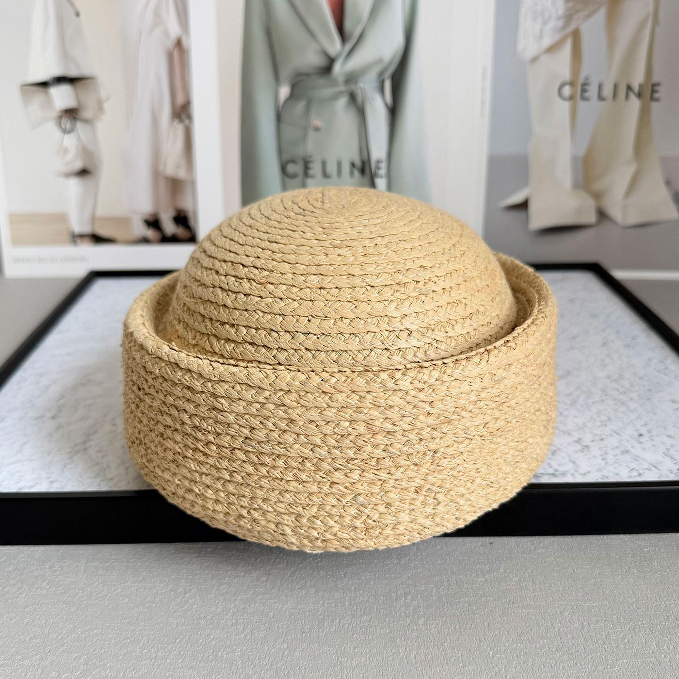 Black Brown Pillbox Hat Summer Straw Beret Sun Hats French Retro Weeding Beach Fashion Millinery Fascinator Designer Black Paint 54-58cm
Black Brown Pillbox Hat Summer Straw Beret Sun Hats French Retro Weeding Beach Fashion Millinery Fascinator Designer Black Paint 54-58cm