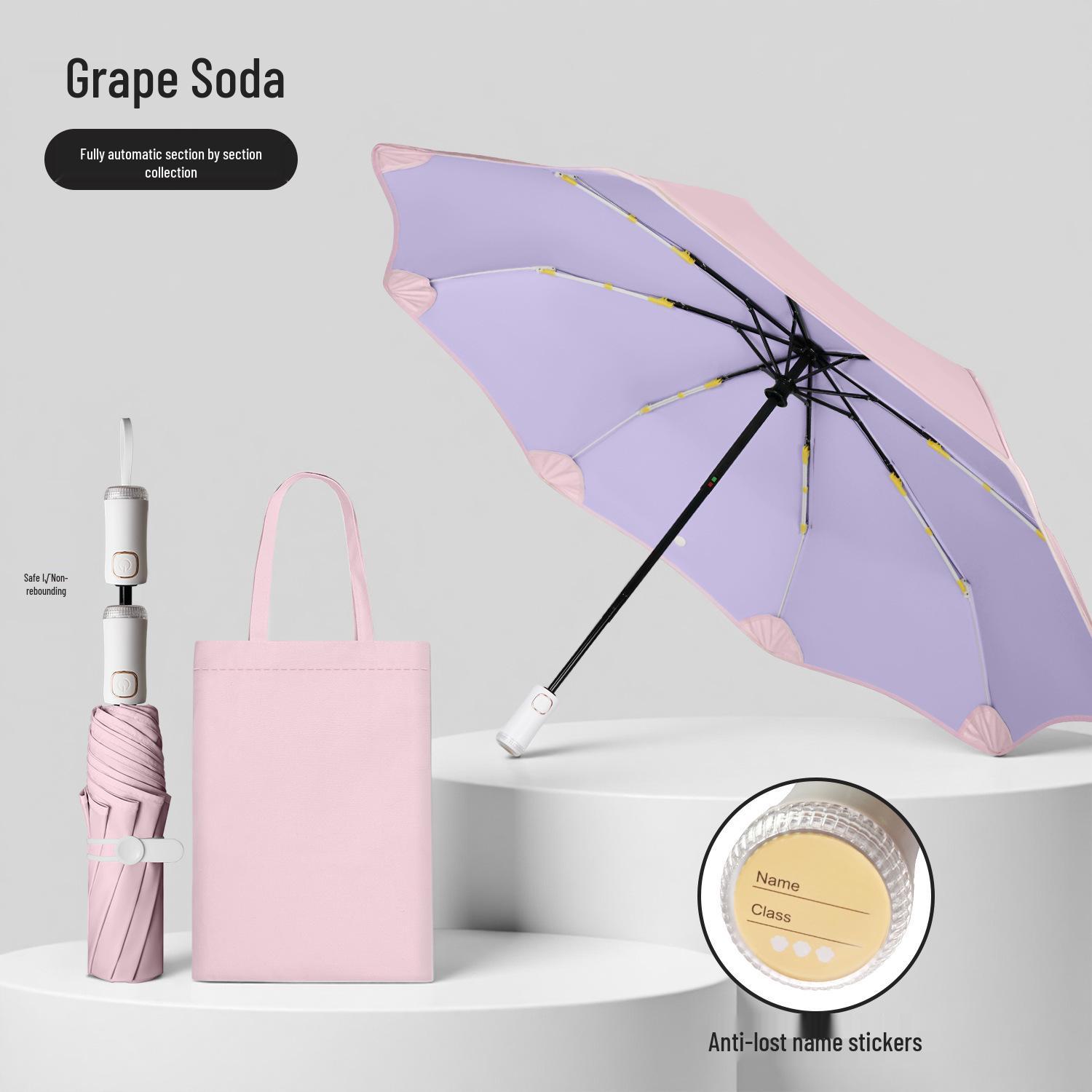 Automatic Sun & Rain Umbrella with Color Coating for Men, Women, Students, and Business, Printed Design 8k
Automatic Sun & Rain Umbrella with Color Coating for Men, Women, Students, and Business, Printed Design 8k