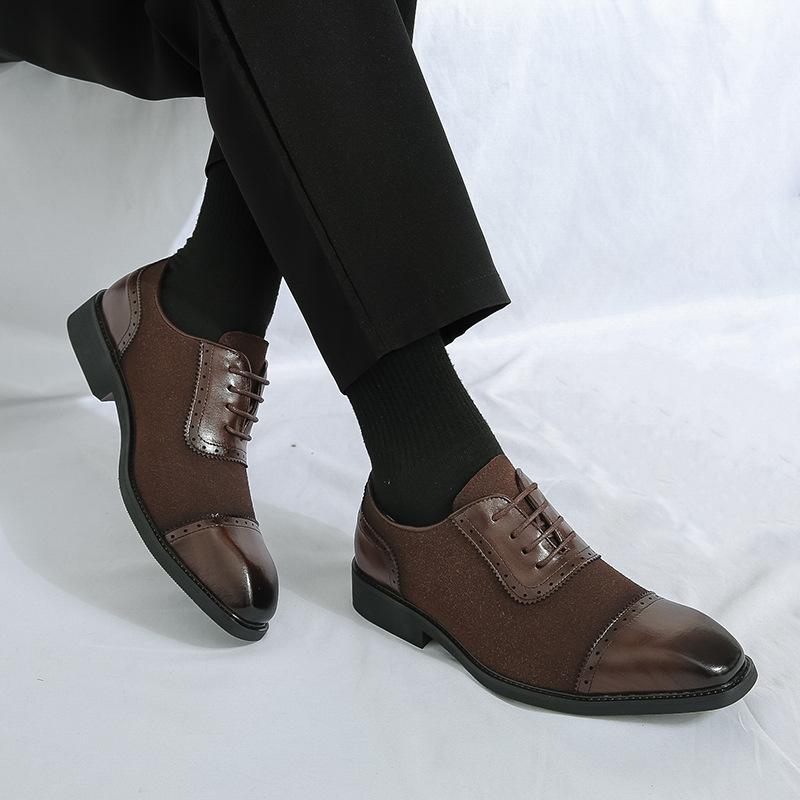 Men s shoes large size new casual leather shoes fashion British style lace-up leather shoes trendy business dress shoes 38
Men s shoes large size new casual leather shoes fashion British style lace-up leather shoes trendy business dress shoes 38