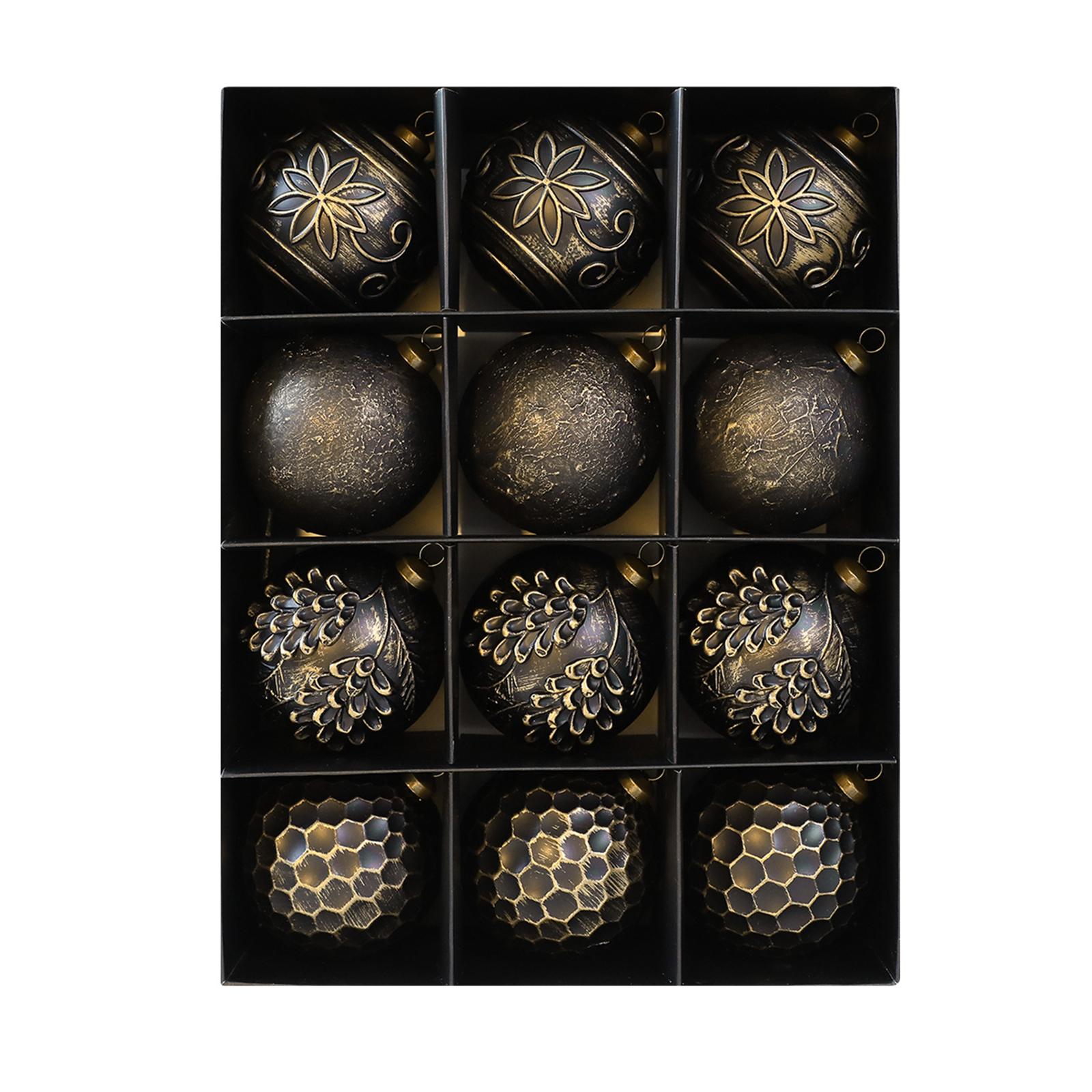 8 см Антикварные елочные шары 12 шт., Подвески на елку, Ретро елочные шары, Украшения, Подвески для подвешивания на окно One Size чёрный
8 см Антикварные елочные шары 12 шт., Подвески на елку, Ретро елочные шары, Украшения, Подвески для подвешивания на окно One Size чёрный