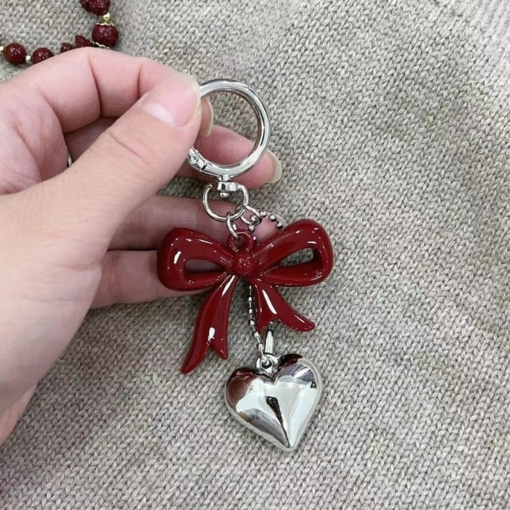 Bow Pendant Keychain Bag Hanging Decoration Couple Spring Buckle Creative Bag Accessories Acrylic Red Love Pendant Cute Fashion
Bow Pendant Keychain Bag Hanging Decoration Couple Spring Buckle Creative Bag Accessories Acrylic Red Love Pendant Cute Fashion