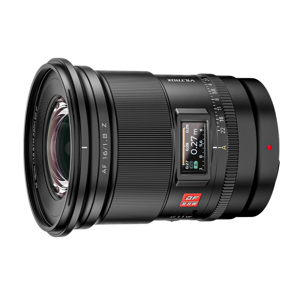 Надширококутний об’єктив камери Viltrox AF 16mm Pro Z з автофокусом і РК-екраном, сумісний із повнорозмірною бездзеркальною камерою Nikon з байонетом Z ZFC Z50 Z5 Z6
Надширококутний об’єктив камери Viltrox AF 16mm Pro Z з автофокусом і РК-екраном, сумісний із повнорозмірною бездзеркальною камерою Nikon з байонетом Z ZFC Z50 Z5 Z6