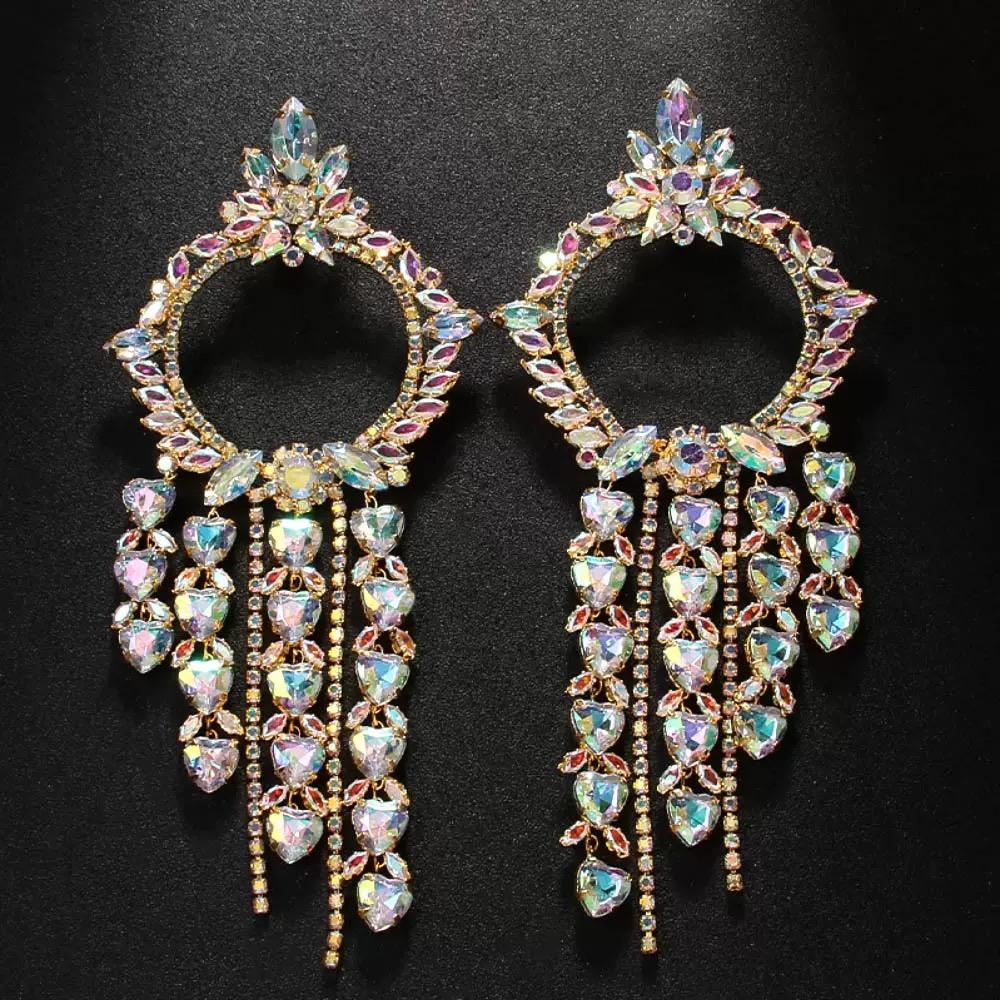 Stonefans Heart Hoop Earrings Large for Women Piercing Rhinestone Trend Fashion 2024 AB Color Tassel Jewelry Dress Accessories
Stonefans Heart Hoop Earrings Large for Women Piercing Rhinestone Trend Fashion 2024 AB Color Tassel Jewelry Dress Accessories