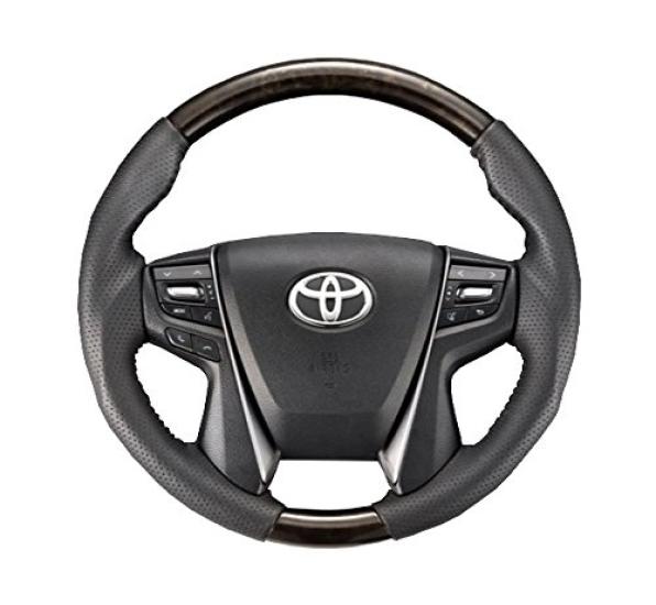 SilkBlaze Sports Steering 30 Black Wood Grain Paddle Compatible Alphard/Vellfire SB-ST-207
SilkBlaze Sports Steering 30 Black Wood Grain Paddle Compatible Alphard/Vellfire SB-ST-207