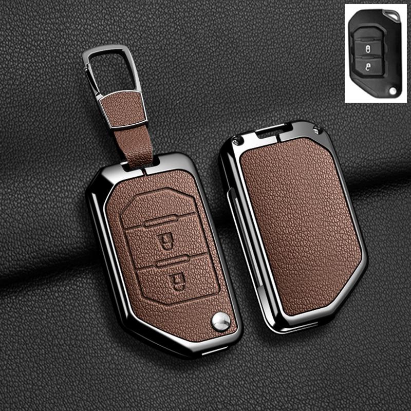 For Jeep Gladiator Jt Sahara Jlu Wrangler Jl Rubicon Zinc Alloy Leather 2 3 4 Buttons Car Key Case Cover Keychain Accessories
For Jeep Gladiator Jt Sahara Jlu Wrangler Jl Rubicon Zinc Alloy Leather 2 3 4 Buttons Car Key Case Cover Keychain Accessories