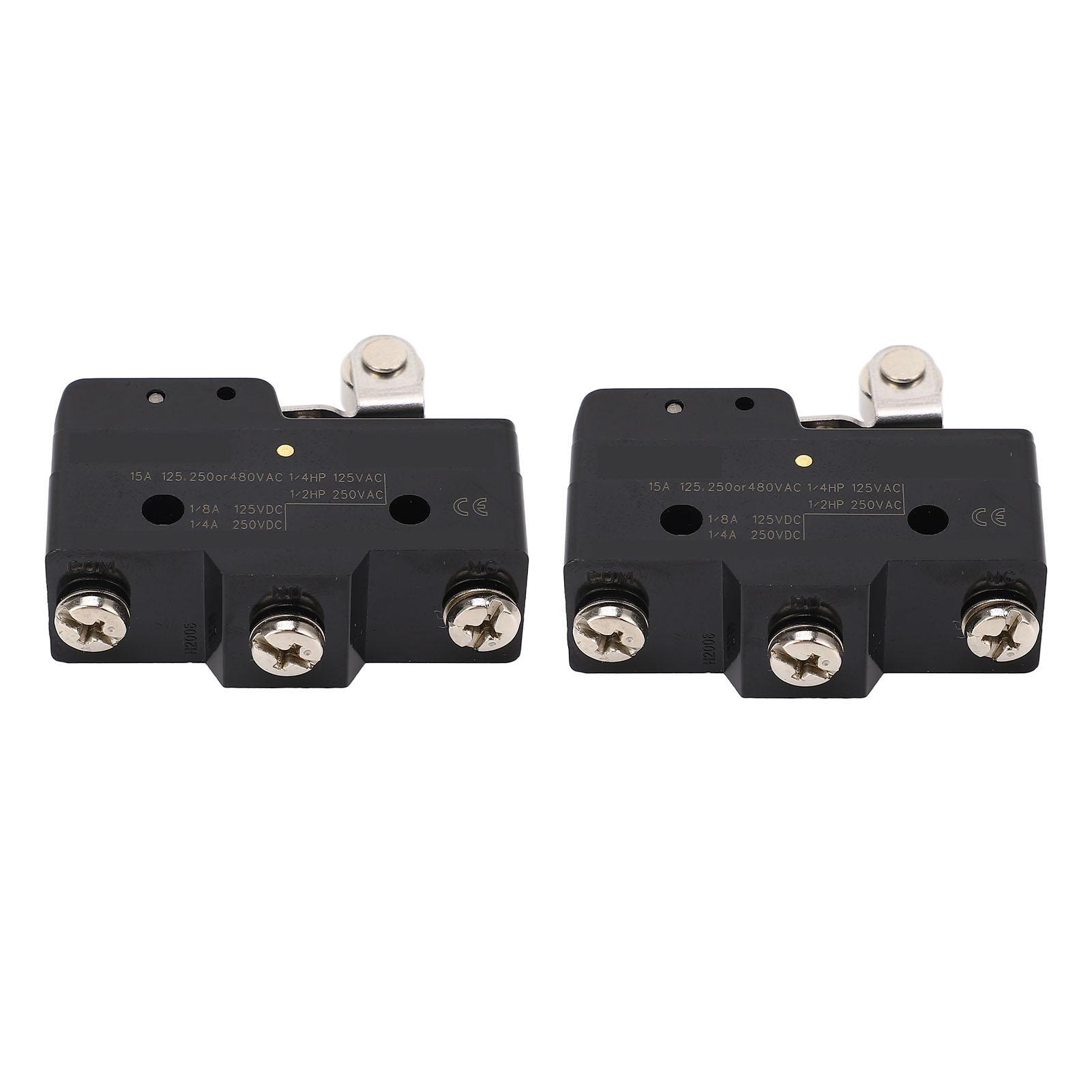 2 Pcs Micro Limit Switch 160OF 42RF 2.7PT 2.4OT 0.5MD 30.2OP 32.5FP NO NC Roller Lever Limit Switch
2 Pcs Micro Limit Switch 160OF 42RF 2.7PT 2.4OT 0.5MD 30.2OP 32.5FP NO NC Roller Lever Limit Switch