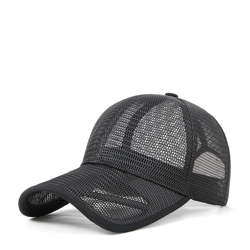 56-62cm Summer Cap for Men Women Net Trucker Hat Mesh Breathable Sports Sun Hat Big Size Baseball Cap Solid Visor Adjustable XL(59-62cm) чорний
56-62cm Summer Cap for Men Women Net Trucker Hat Mesh Breathable Sports Sun Hat Big Size Baseball Cap Solid Visor Adjustable XL(59-62cm) чорний