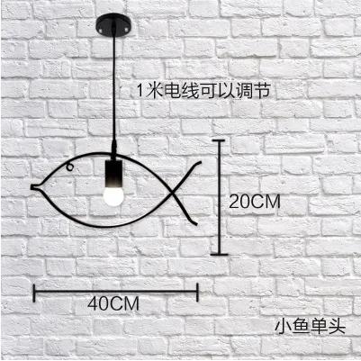 Iron Black Fish-shaped Chandelier Industrial Style Creative Chandeliers Bar Restaurant Living Room Interior Decor Lighting Hot NO light bulb чорний
Iron Black Fish-shaped Chandelier Industrial Style Creative Chandeliers Bar Restaurant Living Room Interior Decor Lighting Hot NO light bulb чорний