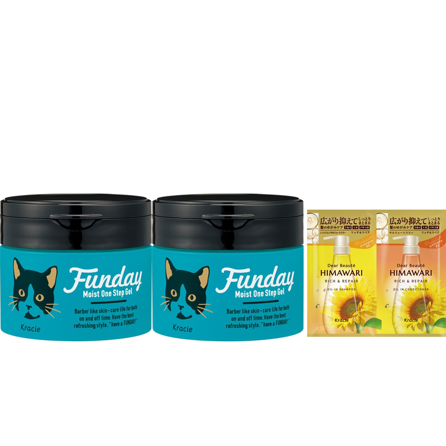 FUNDAY Moist One Step Gel 95 г x 2 шт. набор с бонусом Средства по уходу за кожей для бритья для мужчин «все в одном»
FUNDAY Moist One Step Gel 95 г x 2 шт. набор с бонусом Средства по уходу за кожей для бритья для мужчин «все в одном»