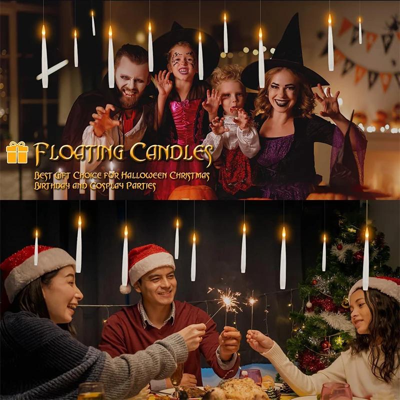 10/20Pcs Christmas Decoration Floating Candle Lights LED Electronic Candle with Magic Wand Remote Control For Christmas Birthday
10/20Pcs Christmas Decoration Floating Candle Lights LED Electronic Candle with Magic Wand Remote Control For Christmas Birthday