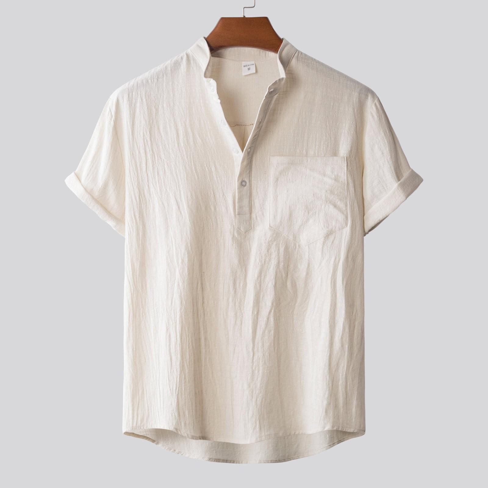 (СУ)Чоловічі домашні старовинні лляні однотонні футболки з короткими рукавами в стилі ретро, топи, блузка M білий
(СУ)Чоловічі домашні старовинні лляні однотонні футболки з короткими рукавами в стилі ретро, топи, блузка M білий