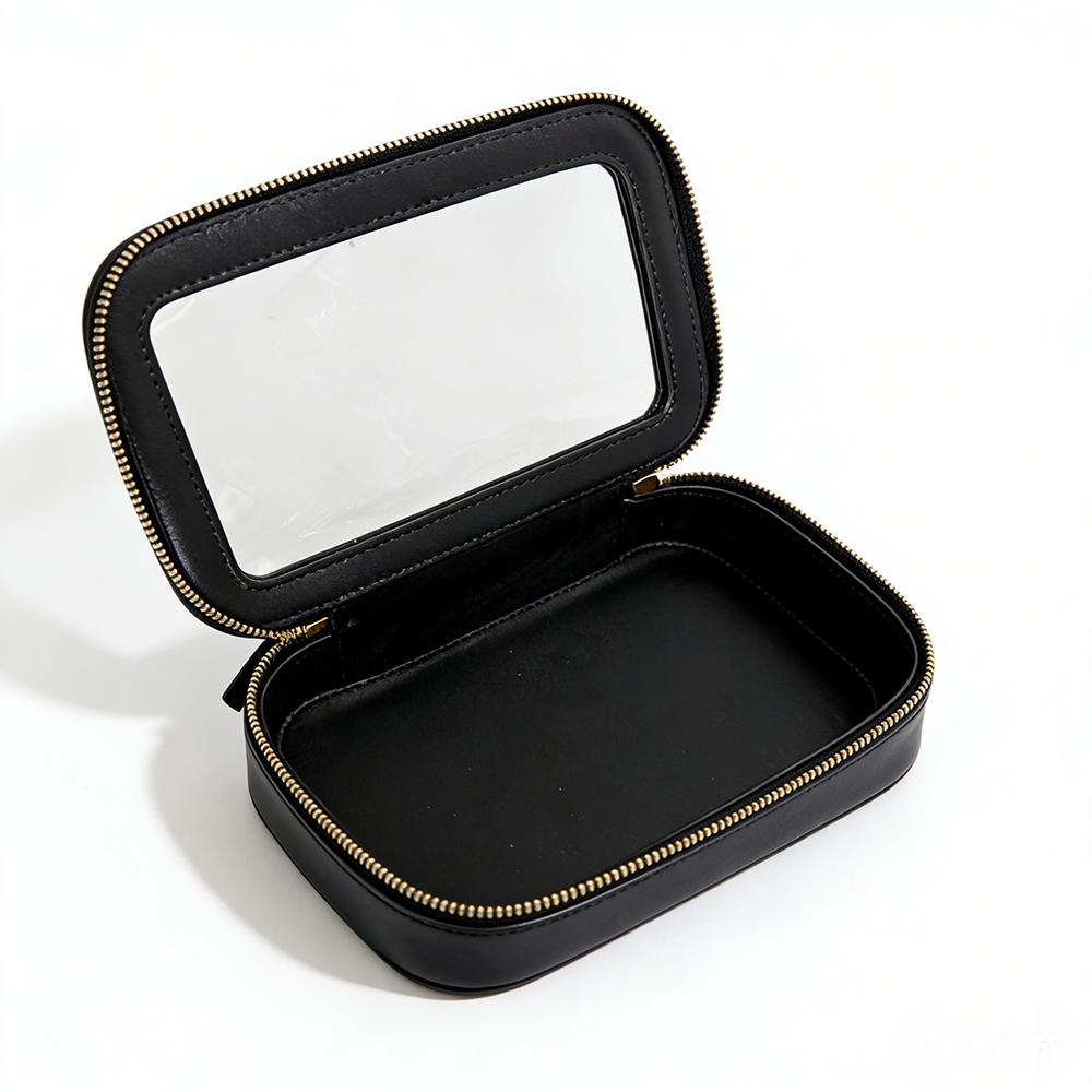 Custom Initials Transparent Women Makeup Bag Waterproof Clear Cosmetic Travel Organizer Storage Box Engrave Logo Skincare Case чорний
Custom Initials Transparent Women Makeup Bag Waterproof Clear Cosmetic Travel Organizer Storage Box Engrave Logo Skincare Case чорний