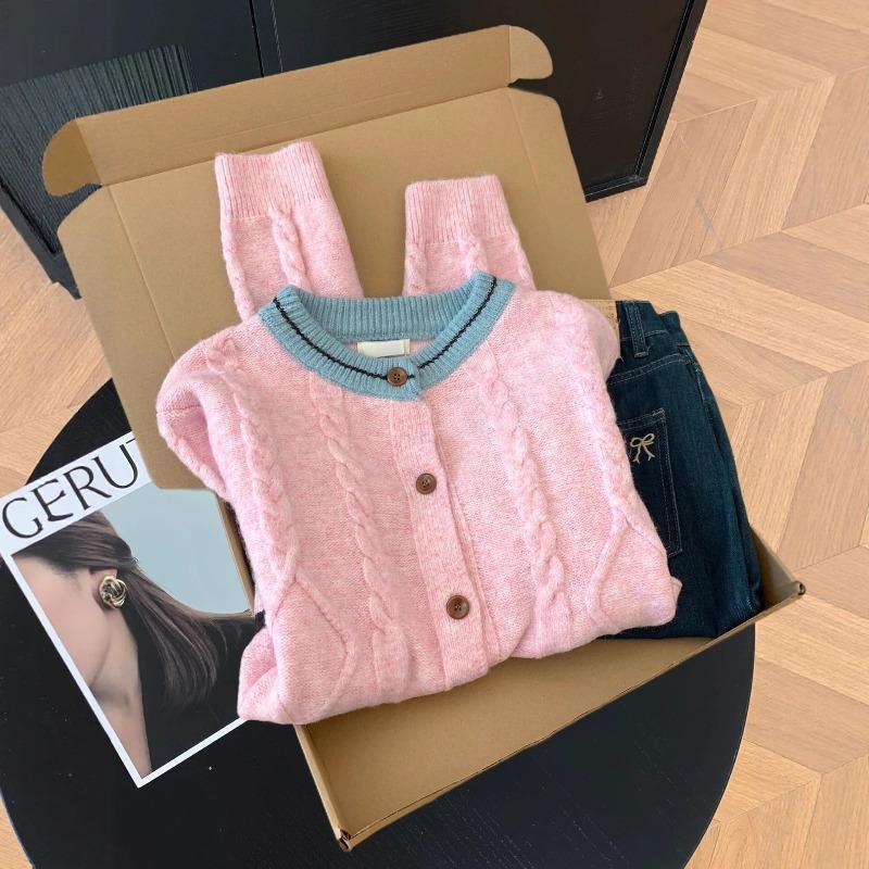 Розовый вязаный кардиган женский модный дизайн чувство нишевый тонкий мягкий восковой топ XL розовый
Розовый вязаный кардиган женский модный дизайн чувство нишевый тонкий мягкий восковой топ XL розовый