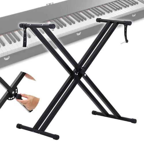 iimono117 X-Shaped Keyboard Stand, 7 Height Adjustable Positions, No Assembly Required, Electronic X-Piano Stand, Keyboard Stand, Synthesizer Stand, D
iimono117 X-Shaped Keyboard Stand, 7 Height Adjustable Positions, No Assembly Required, Electronic X-Piano Stand, Keyboard Stand, Synthesizer Stand, D