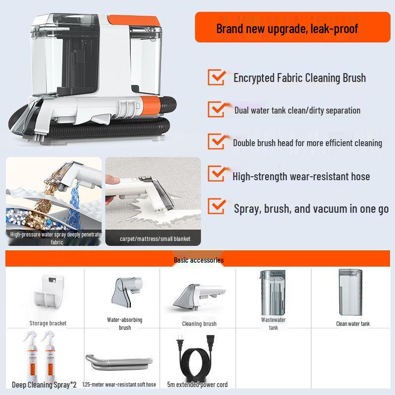 MC13 Fabric & Upholstery Cleaner: Integrated Spray Extraction for Sofa, Carpet, Curtain Cleaning
MC13 Fabric & Upholstery Cleaner: Integrated Spray Extraction for Sofa, Carpet, Curtain Cleaning