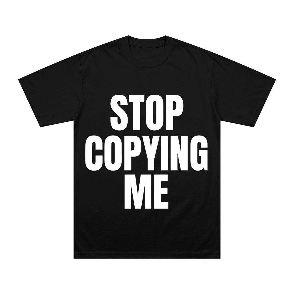 STOP COPYING ME Letter T-shirts Falling in Reverse Same Style Graphic Printed T Shirts Women Men Cotton Comfort Tee XS чёрный
STOP COPYING ME Letter T-shirts Falling in Reverse Same Style Graphic Printed T Shirts Women Men Cotton Comfort Tee XS чёрный