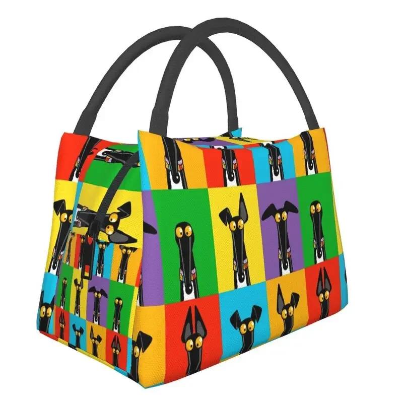 Greyhound Semaphore With Border Insulated Lunch Tote Bag for Women Cartoon Dog Resuable Thermal Cooler Bento Box Work Travel 28x17x16CM бежевий
Greyhound Semaphore With Border Insulated Lunch Tote Bag for Women Cartoon Dog Resuable Thermal Cooler Bento Box Work Travel 28x17x16CM бежевий