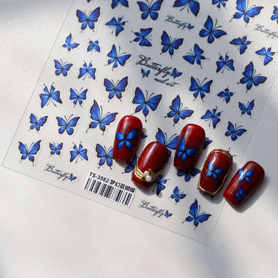Magico Ferrite Butterfly Pro TS-3982 Frosted Thin Transparent Nail Stickers in Dreamy Blue
Magico Ferrite Butterfly Pro TS-3982 Frosted Thin Transparent Nail Stickers in Dreamy Blue